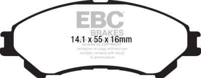 EBC sada brzd PD40K | destičky Ultimax & kotouče Standard PD40K2398