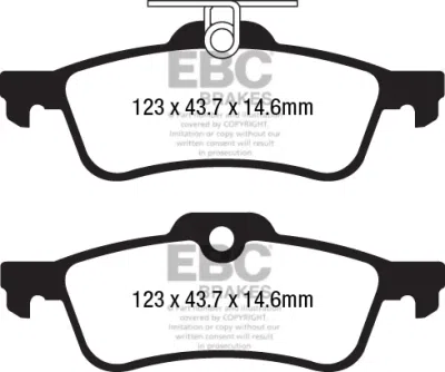 EBC sada brzd PD40K | destičky Ultimax & kotouče Standard PD40K841
