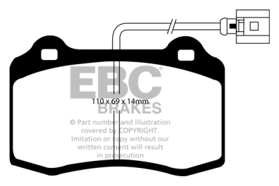 EBC sada brzd PDKF | destičky Ultimax & kotouče Standard přední PDKF1782