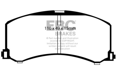 EBC Ultimax | brzdové destičky přední  DP1041
