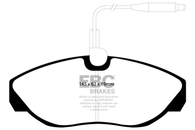 EBC Ultimax | brzdové destičky přední  DP1024