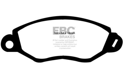 EBC sada brzd PDKF | destičky Ultimax & kotouče Standard přední PDKF808