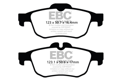 EBC Ultimax | brzdové destičky zadní DPX2124
