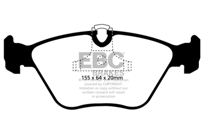 EBC sada brzd PDKF | destičky Ultimax & kotouče Standard přední PDKF252