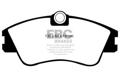 EBC Ultimax | brzdové destičky přední  DP1030