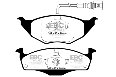 EBC Ultimax | brzdové destičky přední DP1432