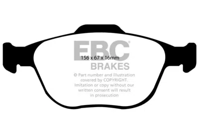EBC Ultimax | brzdové destičky přední DP1444