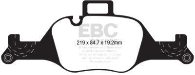 EBC Ultimax | brzdové destičky přední  DPX2289