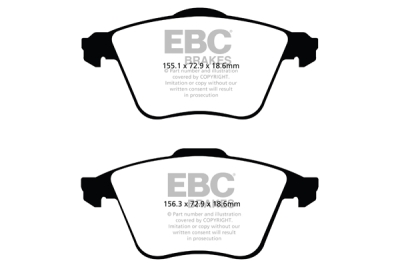 EBC Ultimax | brzdové destičky přední  DP1574
