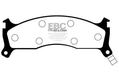 EBC Ultimax | brzdové destičky přední  DP1073