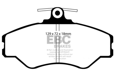 EBC Ultimax | brzdové destičky přední  DP1086