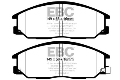 EBC sada brzd PDKF | destičky Ultimax & kotouče Standard přední PDKF1813