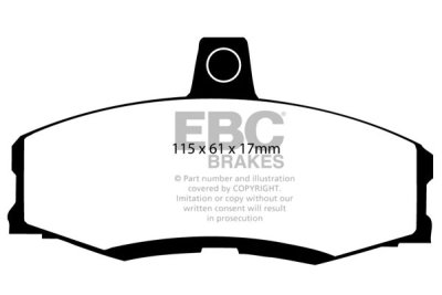 EBC sada brzd PDKF | destičky Ultimax & kotouče Standard přední PDKF1800
