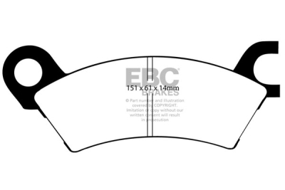 EBC Ultimax | brzdové destičky přední  DP441