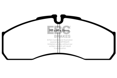 EBC Ultimax | brzdové destičky přední  DP850