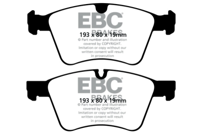 EBC Ultimax | brzdové destičky přední  DP1860