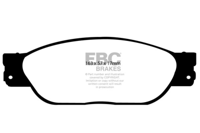 EBC sada brzd PDKF | destičky Ultimax & kotouče Standard přední PDKF782