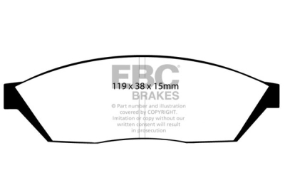EBC sada brzd PDKF | destičky Ultimax & kotouče Standard přední PDKF853
