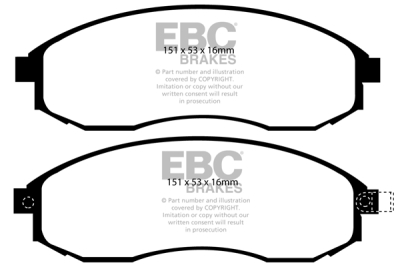 EBC Ultimax | brzdové destičky přední  DP1489