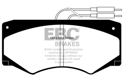 EBC Ultimax | brzdové destičky přední  DP720