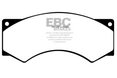EBC Ultimax | brzdové destičky přední  DP715