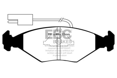 EBC Ultimax | brzdové destičky přední  DP704
