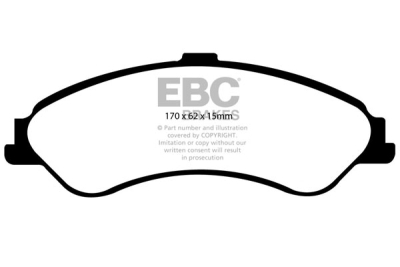 EBC Ultimax | brzdové destičky přední  DP1507