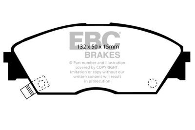 EBC Ultimax | brzdové destičky přední  DP706