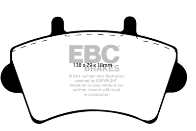 EBC Ultimax | brzdové destičky přední DP1386