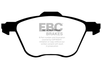EBC sada brzd PDKF | destičky Ultimax & kotouče Standard přední PDKF1757