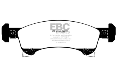 EBC sada brzd PDKF | destičky Ultimax & kotouče Standard přední PDKF710