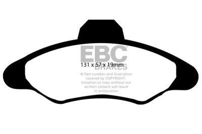 EBC sada brzd PDKF | destičky Ultimax & kotouče Standard přední PDKF701