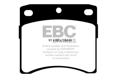 EBC Ultimax | brzdové destičky přední  DP939