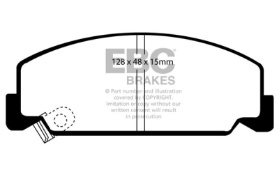 EBC Ultimax | brzdové destičky přední  DP911