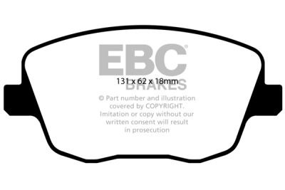EBC sada brzd PDKF | destičky Ultimax & kotouče Standard přední PDKF1799