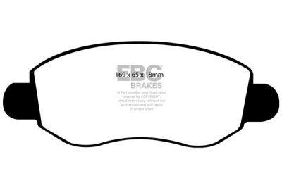 EBC sada brzd PDKF | destičky Ultimax & kotouče Standard přední PDKF796