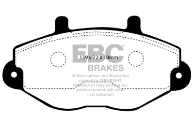 EBC sada brzd PDKF | destičky Ultimax & kotouče Standard přední PDKF795