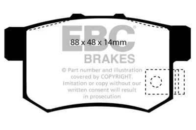 EBC sada brzd PD40K | destičky Ultimax & kotouče Standard PD40K889