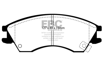 EBC sada brzd PDKF | destičky Ultimax & kotouče Standard přední PDKF1831