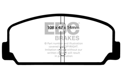 EBC sada brzd PDKF | destičky Ultimax & kotouče Standard přední PDKF1838