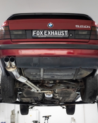 FOX sports exhaust suitable for BMW E34 520i final silencer