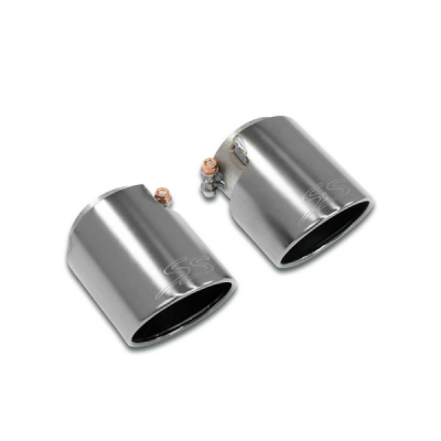 Sada koncovek výfuku výfuku ∅100 mm "Gun Metal Grey" Supersprint 248756
