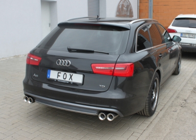FOX Nerezový výfuk | Zadní tlumič - Audi A6 (4G), 2.0 TDi, 2011-0, AU073024-072