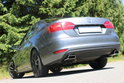 FOX Nerezový výfuk | Zadní tlumič - Volkswagen Jetta IV, 2.0 TDi, 2010-0, VW063013-671
