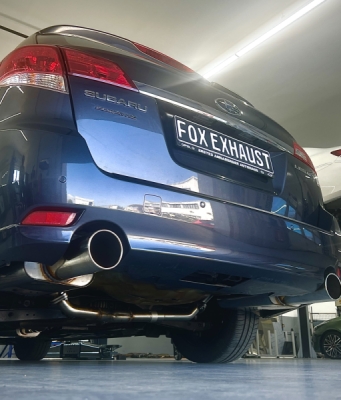Subaru Legacy V kombi - BR Závěrečný tlumič pravý/levý FOX SU062013-055-ANL