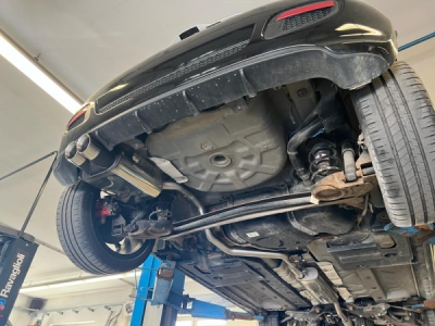 Fiat 500/ 500C final silencer - 2x80 type 25