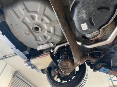 Fiat 500/ 500C final silencer - 2x80 type 25