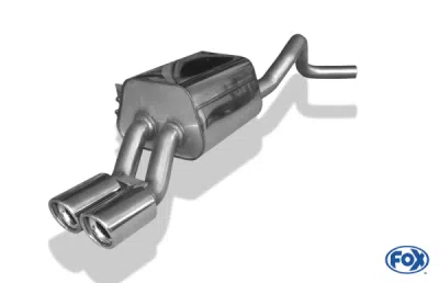 Renault Megane III Schrägheck/ Kupé koncový tlumič - 2x80 t FOX RE082002-150