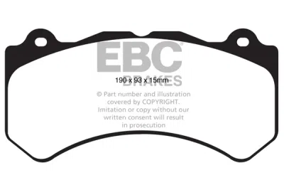 EBC sada brzd PD02KF | destičky Redstuff & kotouče Standard přední PD02KF570