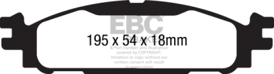 EBC sada brzd PD03KF | destičky Yellowstuff & kotouče Standard přední PD03KF1392